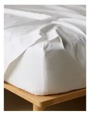 [Vue] 300TC Australian Superfine Cotton Sheet Separates in White