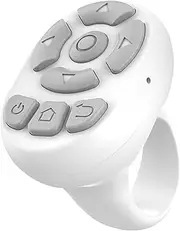 Scrolling Ring - 50mAh Fingertip Wireless Remote Control | 72h Portable Remote Control Ring | Finger Scroller Page Turner | Wireless Camera Remote Shutter for School, Car, Home