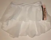 Body Wrappers Dance Pull On Skirt White Child Size M/L- NWT Ballet Recital