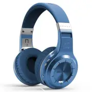 Bluedio Turbine Hurricane H+ (Plus) Bluetooth 4.1 Stereo Headphones FM Headset - Blue