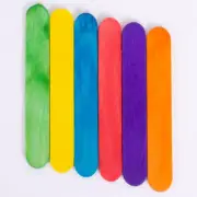 1000x Mixed Colours 66mm Paddle Pop Stick BONZA Cup Stopper Cafe