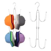 Hat Storage Racks Organizer Baseball Caps Hangers Closet Rotatable Metal Max