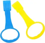 ORFOFE Standing Ring Playpen 2pcs Pull up Handles for Safe Learning Playpen Toys Toys Hanging Indoor Use
