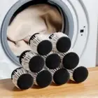 2Pcs Reusable Washing Machine Laundry Balls Silicone Lint Catcher
