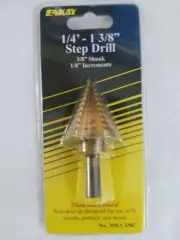 Enkay #359 - 1 3/8" - C step drill 3/8" shank