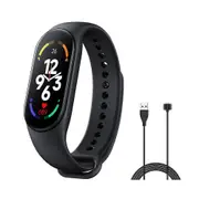 Mi Band 7 Smart Bracelet Watch Fitness Tracker Sport Smartband Blood Pressure Monitor Wristband Smart Band Upgraded Version black