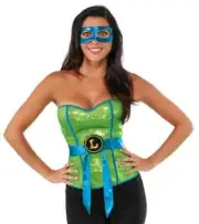 Leonardo Sequin Corset Teenage Mutant Ninja Turtles Halloween Costume Accessory