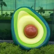 Inflatable Avocado Floating Water Bed Giant Swim Circle Kids Inflatable Pool Flo