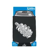 Time Flies When Your Having Rum - Funny Novelty Stubby Holder With Base