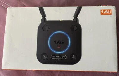 1Mii B06TX Bluetooth 5.2 Transmitter For TV To Wireless Headphone/ Speaker…