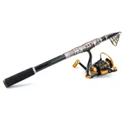 2.7m/3.3m 3000 Reel Carbon Telescopic Fishing Rod Reel Combo Sea Fishing Suit 3.3 LENGTH