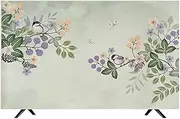 HTBNFYY TV Dust Cover is Suitable for LED TV Curved European Household TV Dust Cover Cloth Interior,C,42~50 in