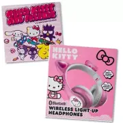 New 2pc Sanrio Hello Kitty Bluetooth Wireless Headphones & 2025 Wall Calendar