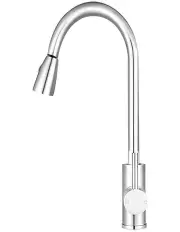 [Cefito] Pull-out Mixer Tap in Silver