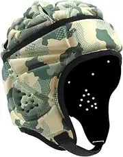 Colaxi Kids Rugby Helmet Rugby Protective Cap Breathable Scrum Cap Rugby Headguards Football Helmet for Special Needs Goalkeeper Hat