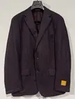 Hickey Freeman x LORO PIANA B-Fit Soft Herringbone Maroon Cashmere Jacket 42 R