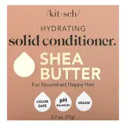 Kitsch, Hydrating Solid Conditioner Bar, Shea Butter, Sugared Amber & Shea, 1 Bar, 2.7 oz (77 g)