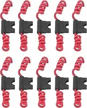 Zerodis Automotive, 10Pcs Inline Holder with Standard Wiring, Oxygen Copper, Insert Directly, Maximum 32V 30A, Prevent Water, Dust and Moisture, Easy Connection for Electrical (14AWG Harness 20A