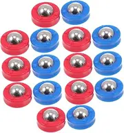 Anneome Tabletop Shuffleboard Game 16pcs Funny Sliding Beads for Table Soccer Accessories