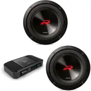 Alpine (2) R2-W10D2 10" R-Series Sub w/ R2-A150M Mono Amp Bundle