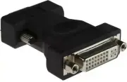 RS Pro AV ADAPTER Female DVI-I To Male VGA, Nickel Plated, Straight Orientation