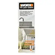 WORX WA4090 - 11ft Reach Gutter Cleaning Kit - New In Box - Discontinued