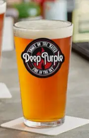 Deep Purple (Smoke On The Water) - Rock and Roll - 16oz Pint Beer Glass Barware