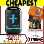 RULE 1 R1 PROTEIN WHEY 100% BLEND 2LB // ON WPI WPC LEAN BCAAS 2LBS @