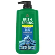 Irish Spring Moisture Blast Men's Body Wash, 30 Oz Pump Bottle USA Stock