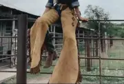 Western leather chap| Fringe chap| Suede leather chap Cowgirl Brown leather Pant