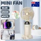 Portable USB Rechargeable Folding Hand held Fan Desk Cooler Cooling 5 mode Mini[