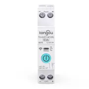 Tongou Tuya DC WIFI Smart Circuit Breaker 1P 63A DIN Rail for Smart Home Wireless Remote Control Switch Voice Control wi