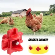 Automatic Chicken Nipple Drinker Hens Quail Birds Drinking Bowls Water Poultry