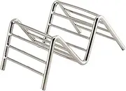 Wave Shape Stainless Steel Taco Holders Mexican Food 1 Rack Stand Holder