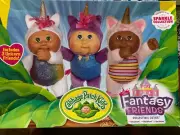 Cabbage Patch Kids Cuties Fantasy Friends 3-Pack Sparkle-Dolls -READ!