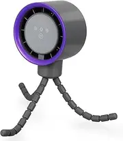 Didiseaon Pram Fan Clip on Stroller: Portable Stroller Fan Adjustable Rechargeable Baby Pushchair Cooling Fans Octopus for Car Desk Tripod Outdoor Travel Camping