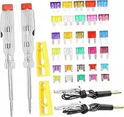 ERINGOGO 300 Pcs Car Fuse Assortment Kit Automotive with Tester High Temperature Resistant Wide Variety for Cars Trucks Boats Motorcycles