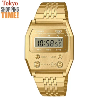 Casio Classic A1100GV-9JF Gold PREMIUM Series Vintage Digital Men Watch