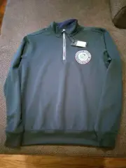 Fairway And Greene Quarter Zip Pullover Mens M Terrapin Tarpon Suntrust Park NEW