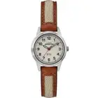 Timex TW4B11900, Women's "Expedition" Brown Leather Watch, Indiglo, NEW