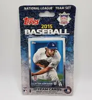 2015 TOPPS BASEBALL NATIONAL LEAGUE 17 CARD TEAM SET LA DODGERS CLAYTON KERSHAW