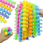 12 Pack Stretchy Fidget Toy,Stretchy String Fidgets Sensory Toys,Colorful Stretchy Strings Fidget Toy for Kids,Adults Stress Relief Anti Anxiety,Fidgeting and Relaxing