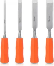 4 Piece Wood Chisel Sets Woodworking Tools Set, Wood Chisels for Woodworking wit