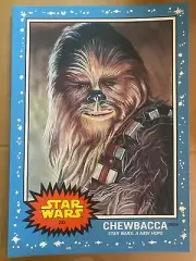 2022 Topps Star Wars Living Fine Art Print Chewbacca 10 x 14 Kris Penix #045/100