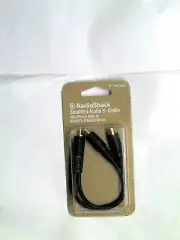 Radioshack 4-inc Phono (rca) Male To Dual Rca Phono Female Y-cable Adapter - Cat
