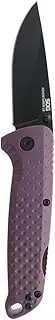 SOG Adventurer LB 3" Lightweight Portable Outdoor Folding Knife | CRYO 5CR15MOV Steel | GRN Handle | Lock-Back Mechanism