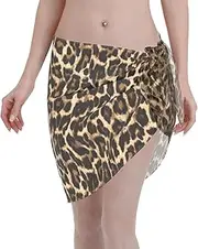 [DORKEIXIA] Women'S Sarong Coverups Beach Bathing Suit Wrap Skirt Sheer Bikini Wraps Chiffon Cover Ups For Swimwear