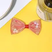NingPower 30 Pcs Colorful Beads Bows, Bow Tie Bowknot for Crafts, Sewing, Wedding, Birthday, Party, Clothing Accessories, Red