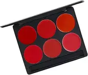 Ｂｅｓｇａ 6 Colors Lip Palette, Matte Lipstick, Waterproof Lip Glosses Palette Matte Lip Palette for Bar Wedding Women Girls Party