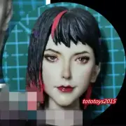 Painted 1:12 Serene Hound Girl Head Sculpt For 6" Female Action Figure Body